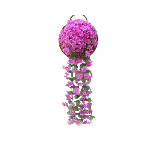 Fleur artificielle en rotin