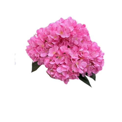 Bouquet de fleurs d'hortensia en soie