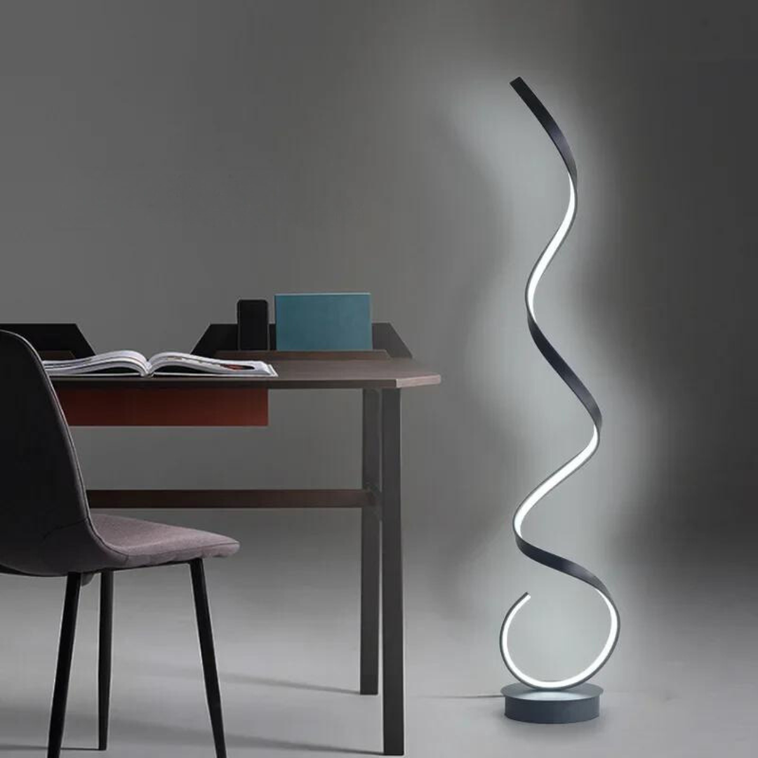 Lampadaire Led spirale Minimaliste