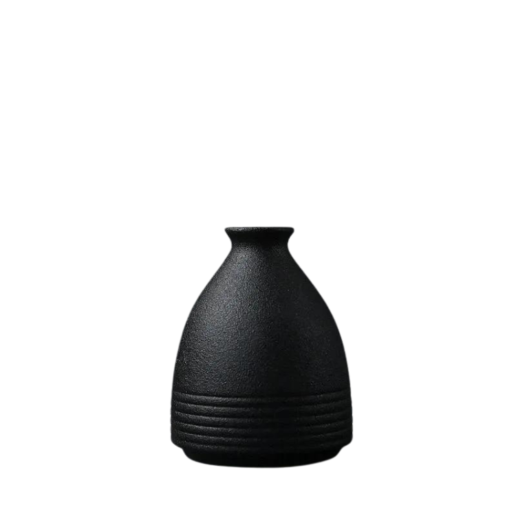 Vase en Céramique Noir