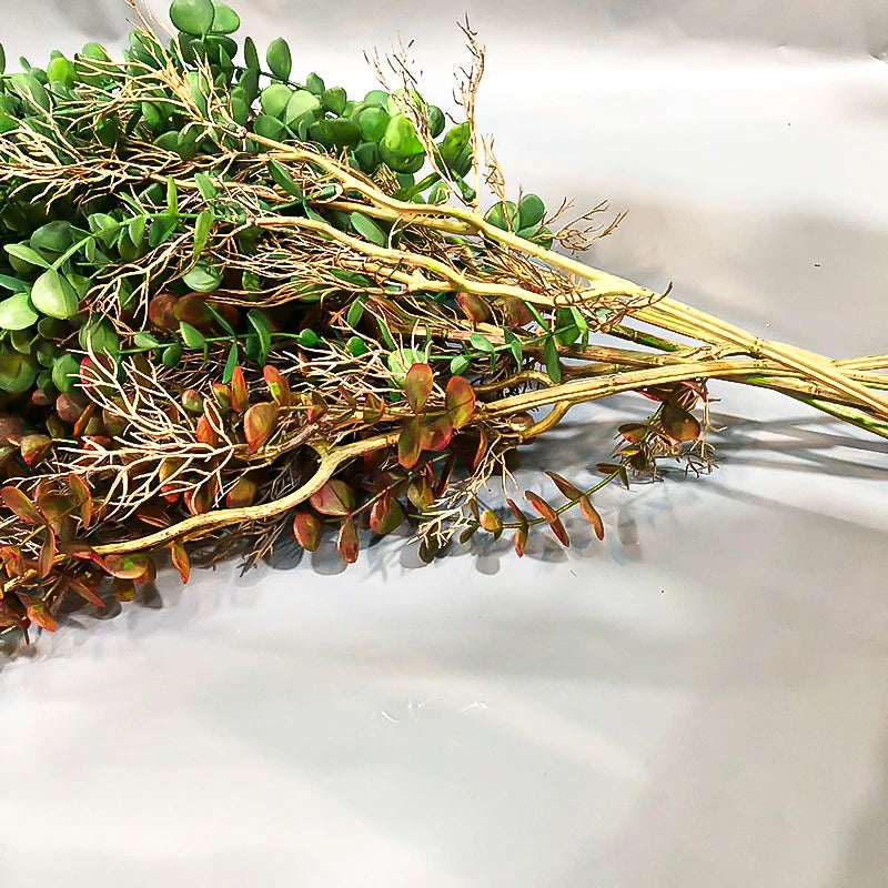 Plantes artificielles murale en rotin d'eucalyptus 104 cm