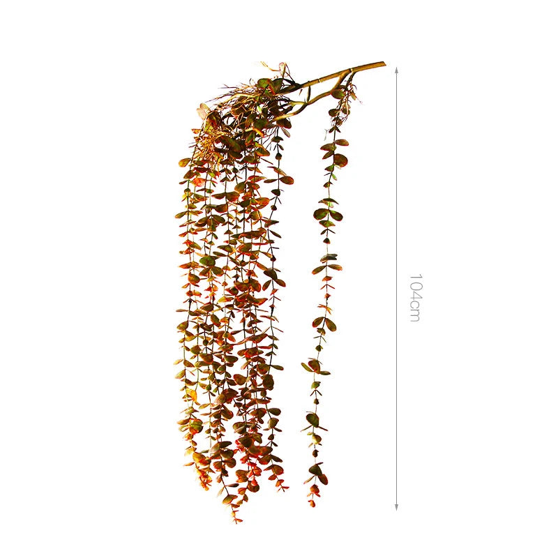 Plantes artificielles murale en rotin d'eucalyptus 104 cm