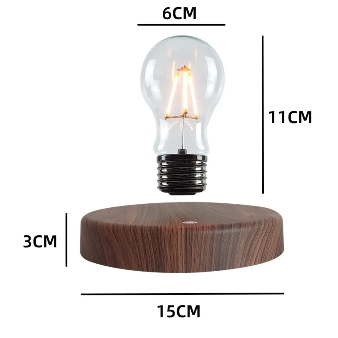 Mini lampe évitation magnétique