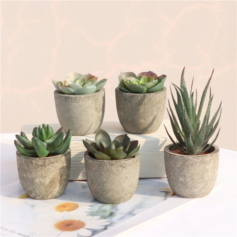 Mini plantes artificielles d'aloès