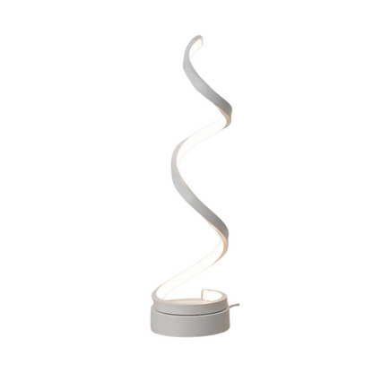 Lampe de table spiral LED