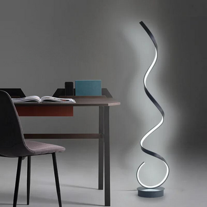 Lampadaire Led spirale Minimaliste