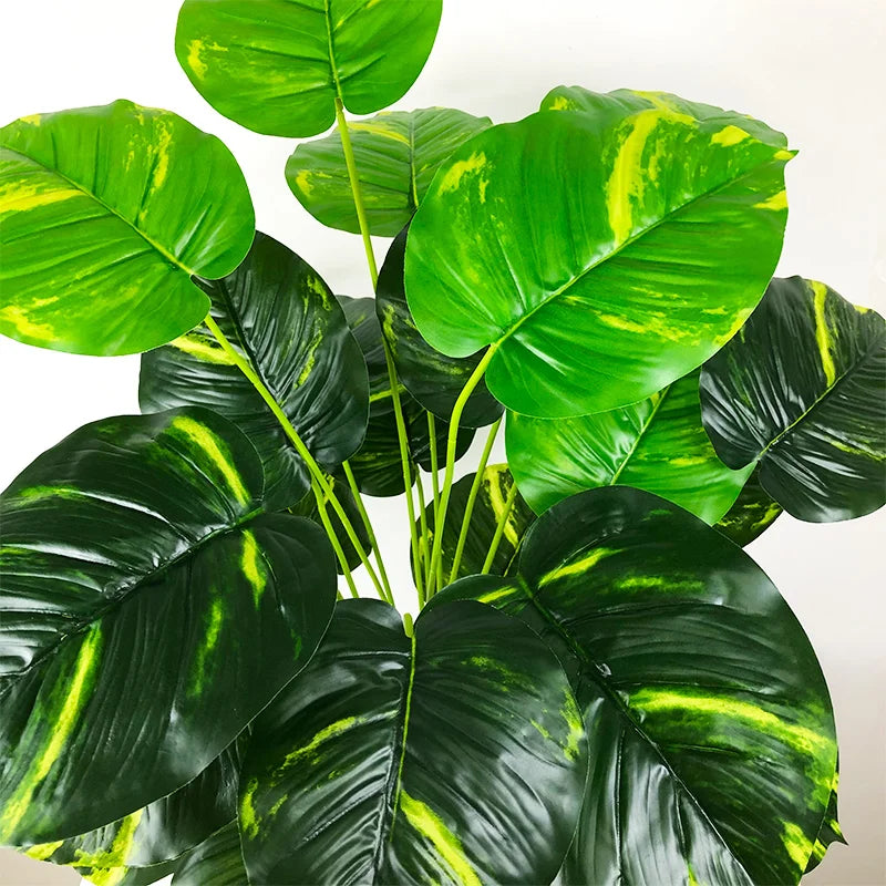 Plante Monstera Artificielle 75cm, 24 feuilles