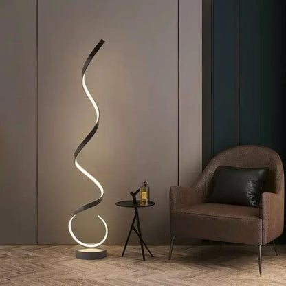 Lampadaire Led spirale Minimaliste