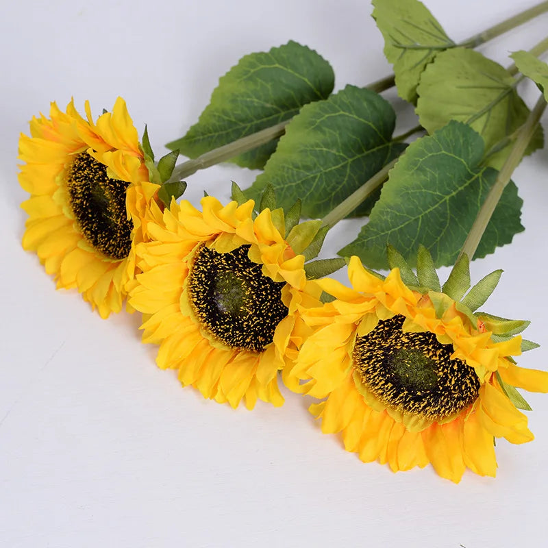 Bouquet de 5 tournesols artificiels