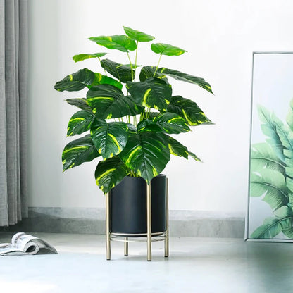 Plante Monstera Artificielle 75cm, 24 feuilles