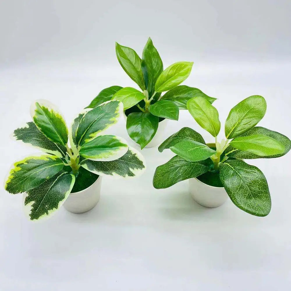 Mini plantes artificielles bonsaï, Simulation Scindapsus