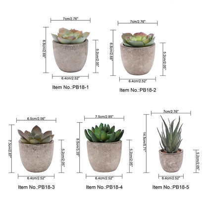 Mini plantes artificielles d'aloès